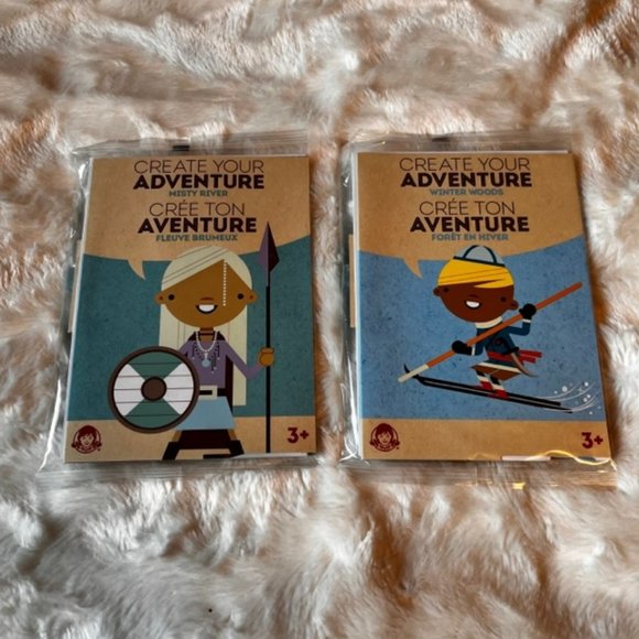 ** SOLD ** Wendy's Toys Create Your Adventure Kids Meal Toys Ages 3+ NIP - Picture 4 of 5